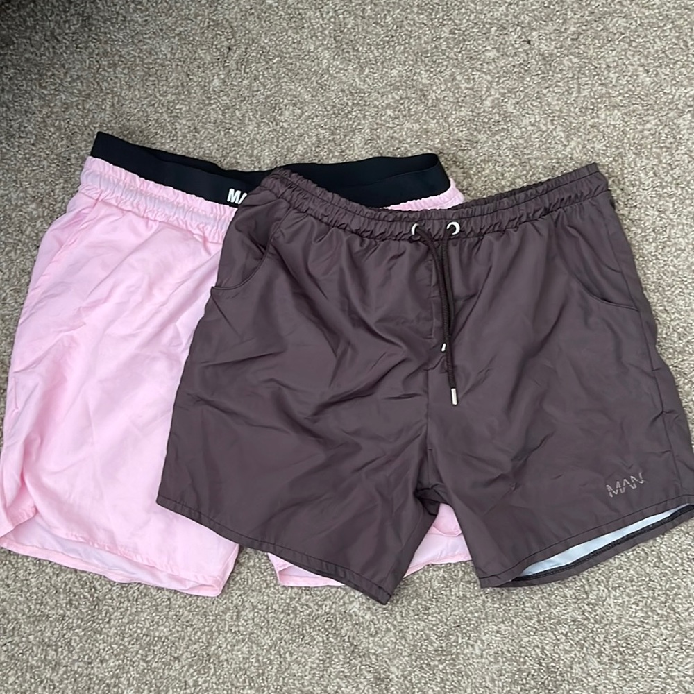 2-Pack BoohooMan Swimming Shorts